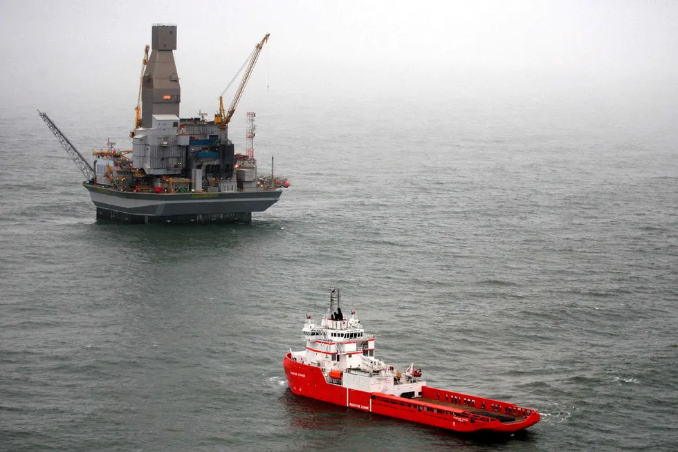 Feedstock: non-associated gas from the Chayvo field offshore Sakhalin Island, Russia — which is being tapped by the Orlan platform (pictured) — will be fed to the RFE LNG project