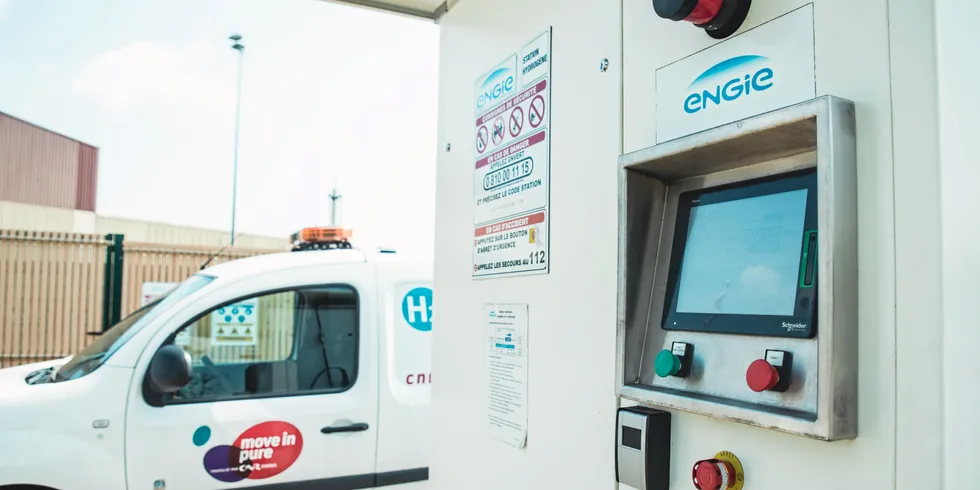 Engie hydrogen fuel station