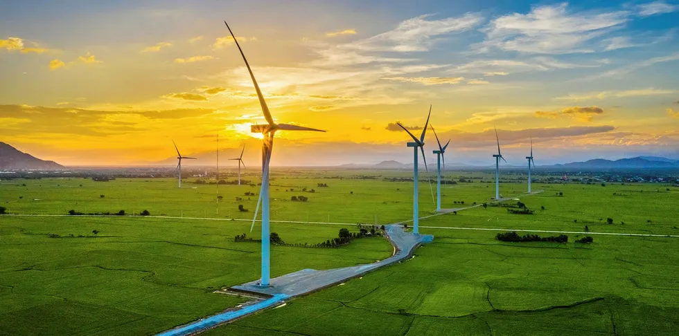Siemens Gamesa turbines in Vietnam.