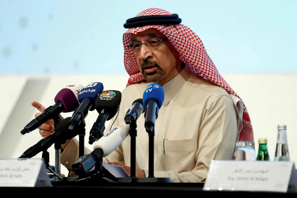 Saudi Energy Minister Khalid al-Falih