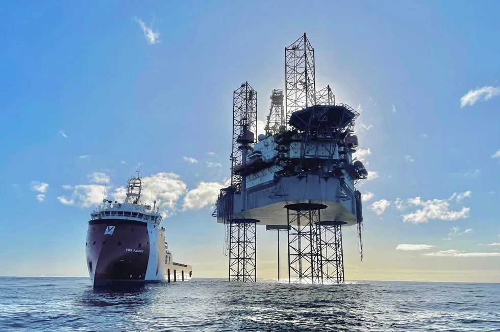 A good example: Dana made a discovery last year in the UK using the jack-up Valaris 121 jack-up and Vos Patriot support vessel
