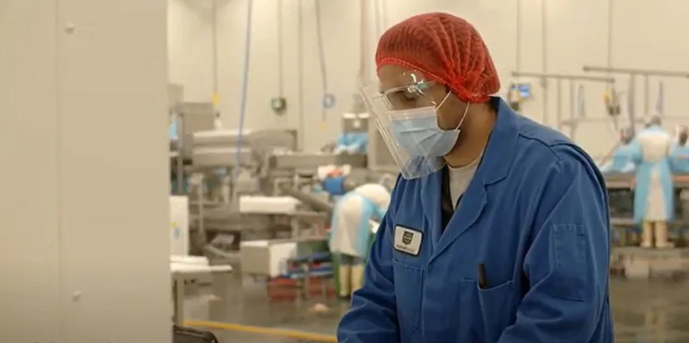A Surrey processing worker featured in a video campaign from the BCSFA who expressed fears about losing work due to the Discovery Islands phaseout decision.