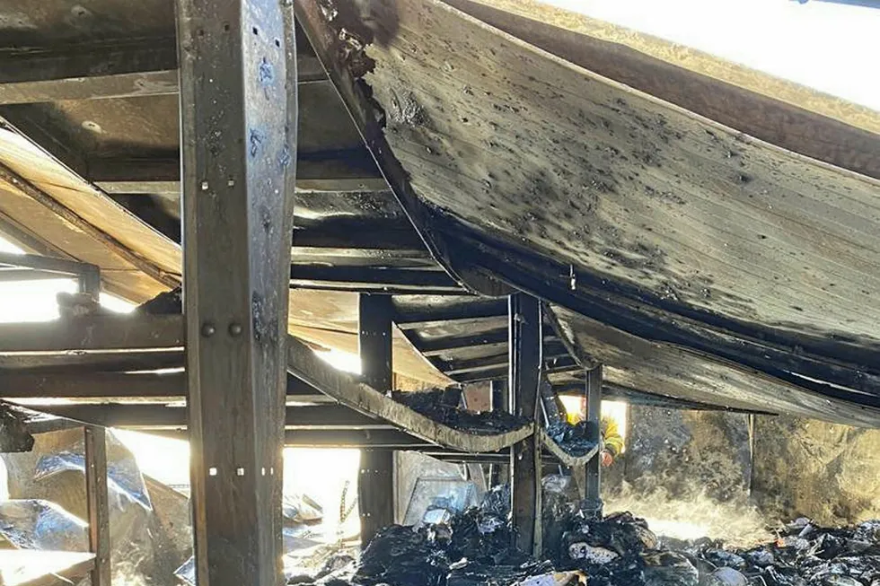 Shelled: Akakus headquarters was hit by mortars on 4 March 2020
