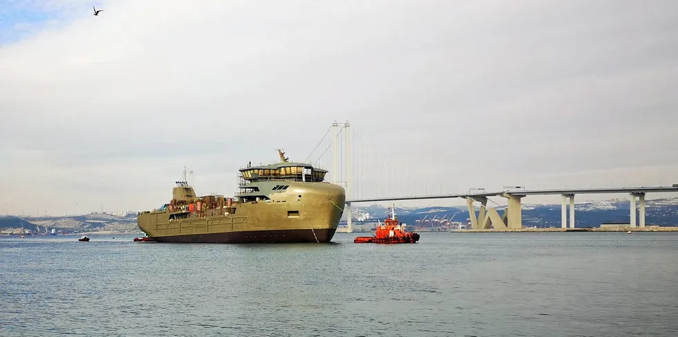 Gaso Hovding, the world's largest salmon farming wellboat, is nearly ready for service.