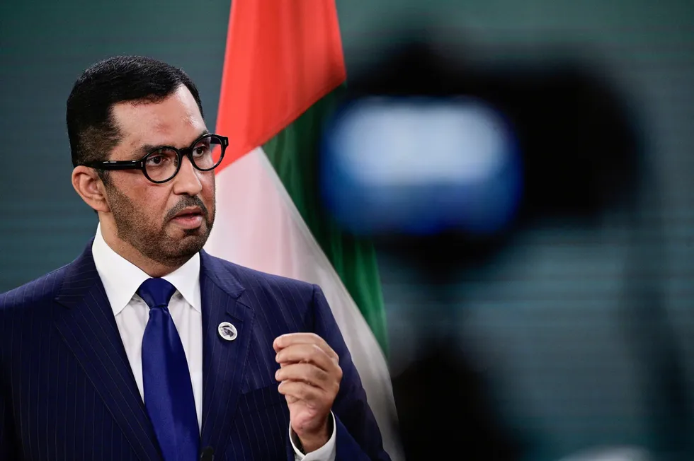 Major growth: Adnoc group chief executive Sultan Ahmed Al Jaber.