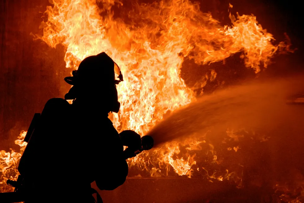 Fire: at Synergy well site