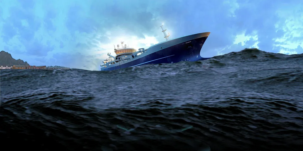 New K-Sim Fishery will enable navigation, fishing discovery and training training to improve safety and sustainability in the fishing industry. Picture illustrates Simrad Omni sonar, which features in the simulator.