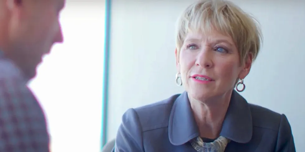 Sylvia Wulf, CEO of AquaBounty, announced the location of its newest farm.