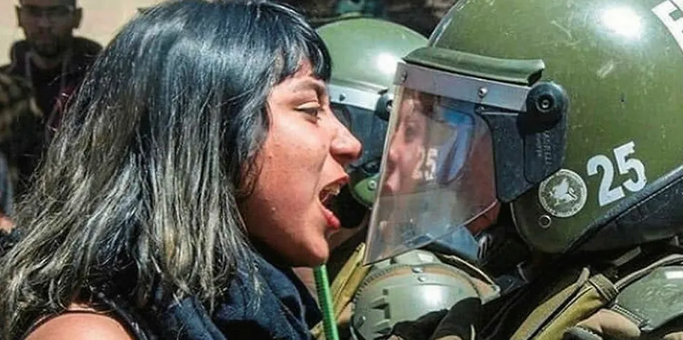 Demonstrations continue to disrupt salmon operations in Chile.