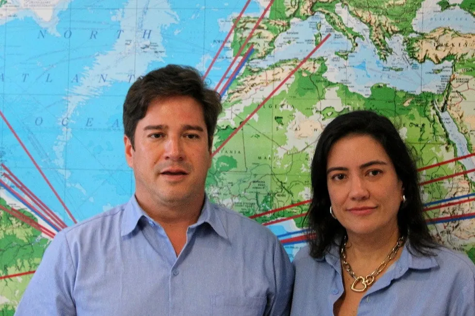 Produmar is run by brother and sister team of directors Arimar Franca Filho (left) and Rayana Franca.