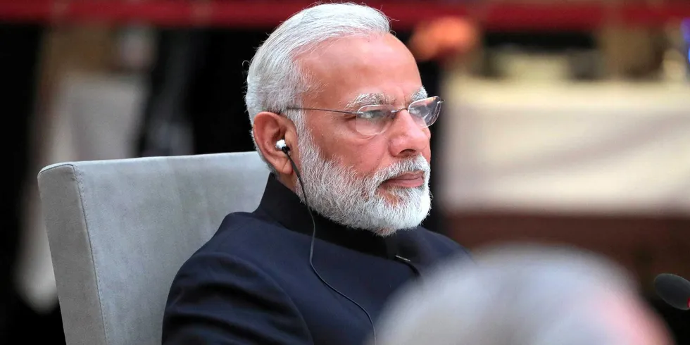 . India's Prime Minister Narendra Modi.