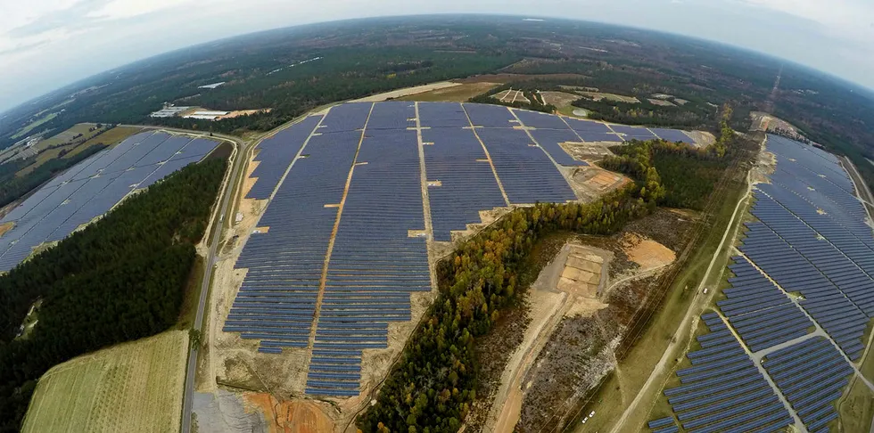 SPower's 62MW Eden PV project in Foxfire, North Carolina