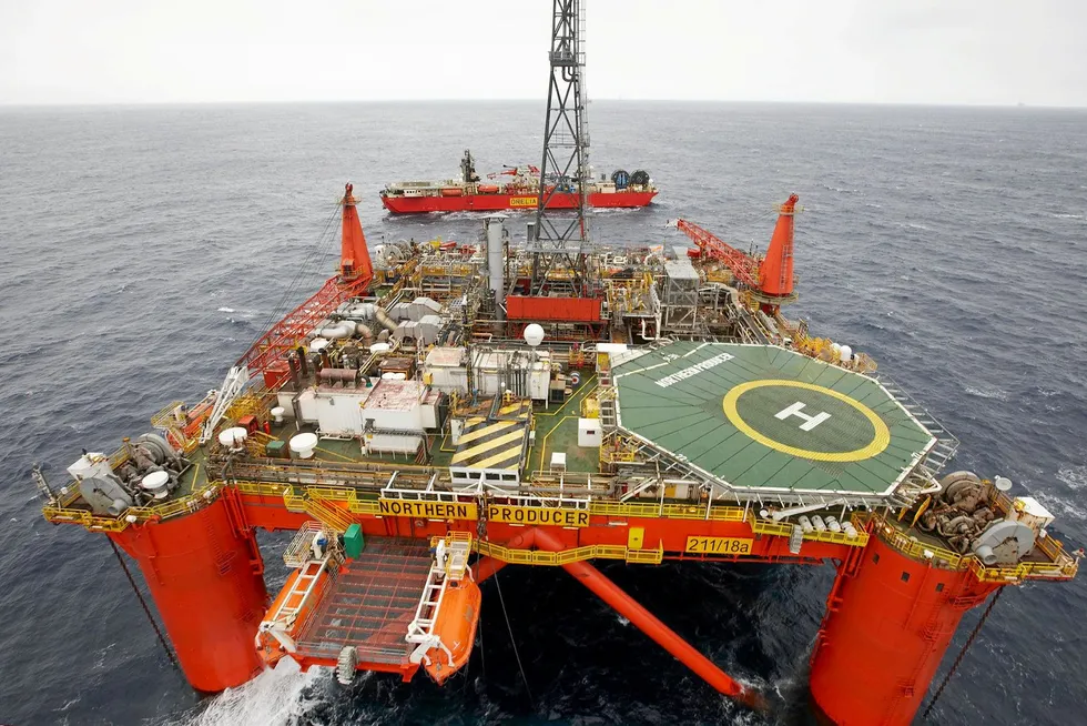 End of the line: the Northern Producer production facility on EnQuest's Dons fields in UK North Sea