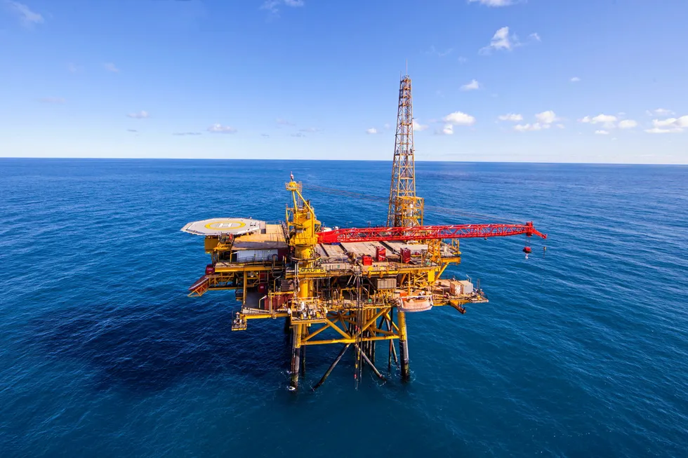 Still kicking: the Maui field in the Taranaki basin off New Zealand