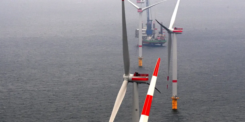 RWE's Kaskasi wind project in the German North Sea helped deliver new revenue.