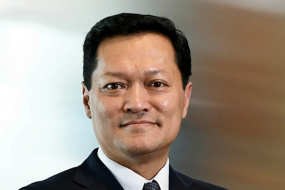 On his way: Anuar Taib