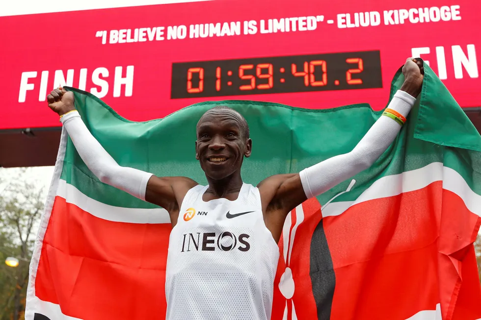 Kenya's Eliud Kipchoge