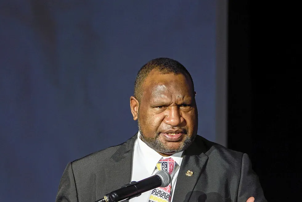 PNG Prime Minister: James Marape