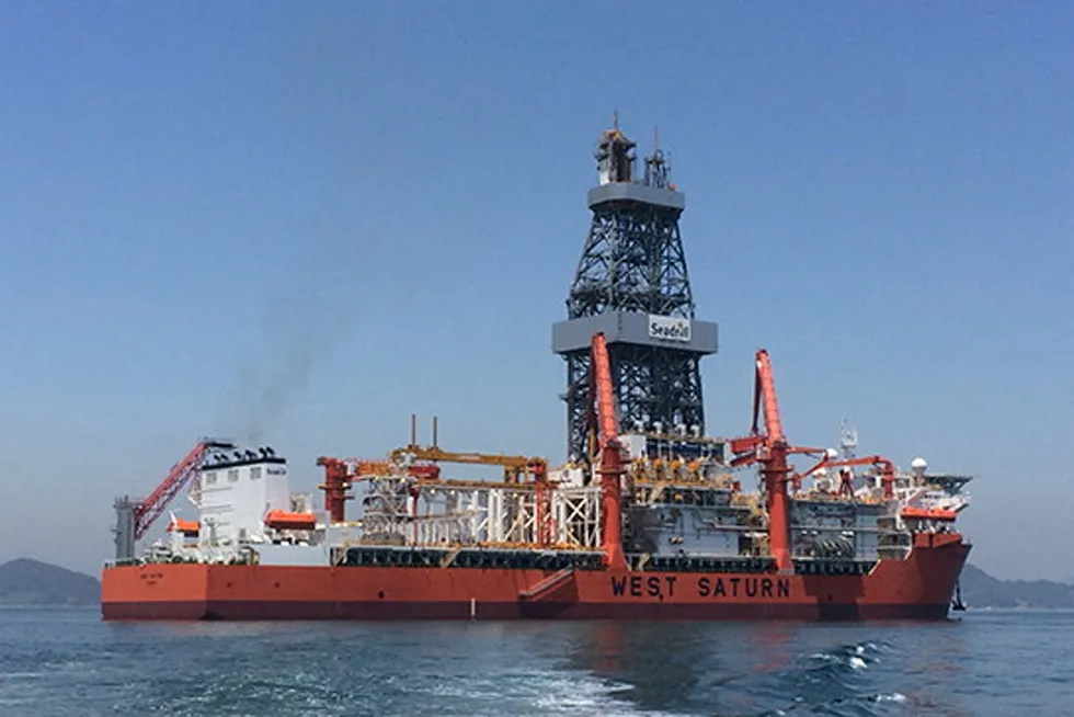 On location: the Seadrill drillship West Saturn