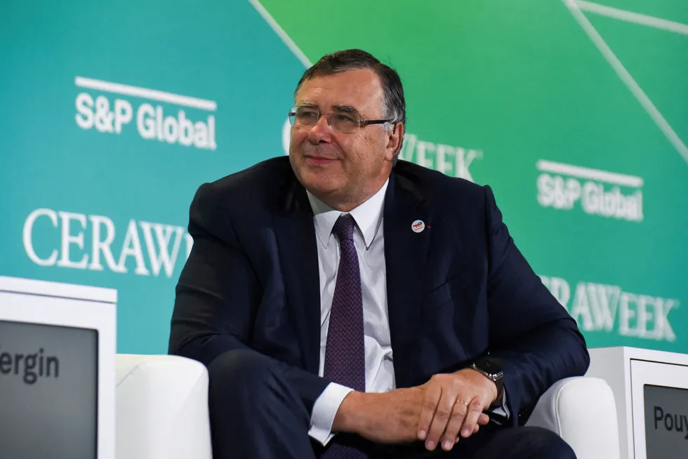 Rig choice: TotalEnergies chief executive Patrick Pouyanne.