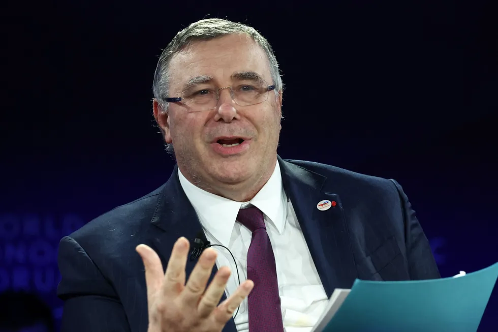 TotalEnergies chief executive officer Patrick Pouyanne.