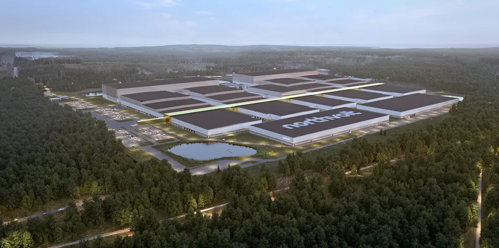 Image of Northvolt Ett gigafactory in Sweden.
