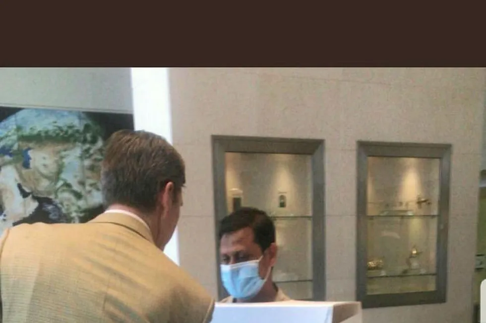No more human hand sanitisers, says Aramco