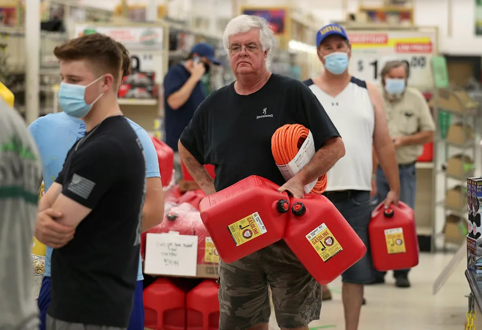 Braced for impact: residents of Lake Charles, Louisiana stock up on supplies as Hurricane Laura bears down on US Gulf Coast