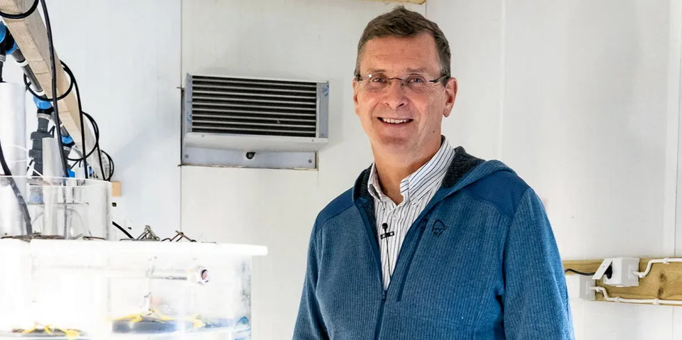 Harald Sveiver, Leroy Seafood's technical manager, is responsible for Ocean Forest.