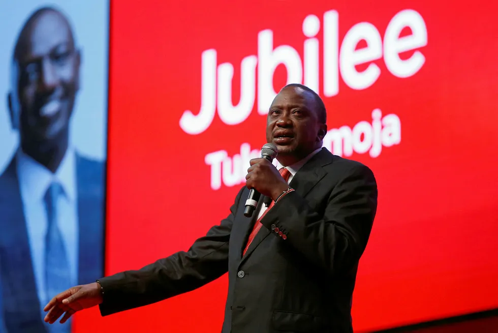 Undecided: Kenya's President Uhuru Kenyatta