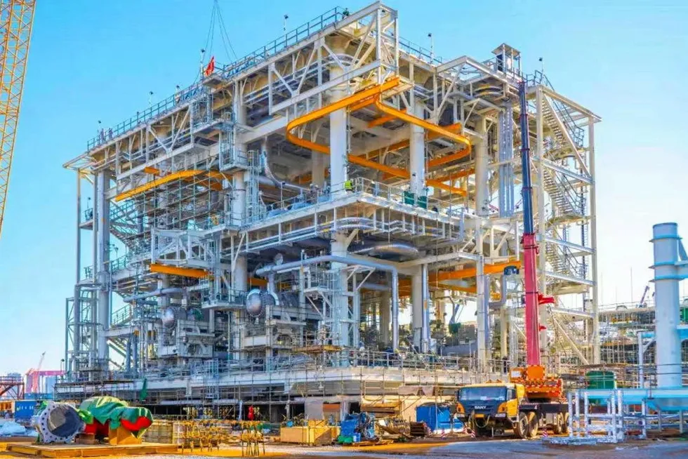 Delivered: the first process module for LNG Canada project en route to Kitimat