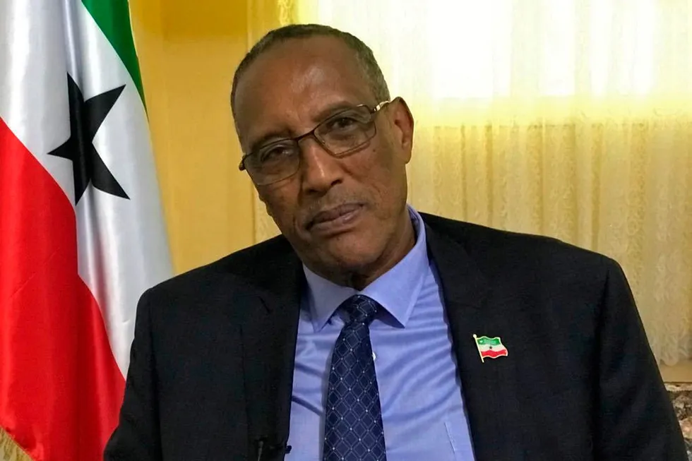 Muse Bihi Abdi, the President of the self-declared state of Somaliland.