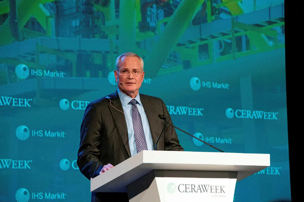 Nearing Liza FID: ExxonMobil chief executive Darren Woods