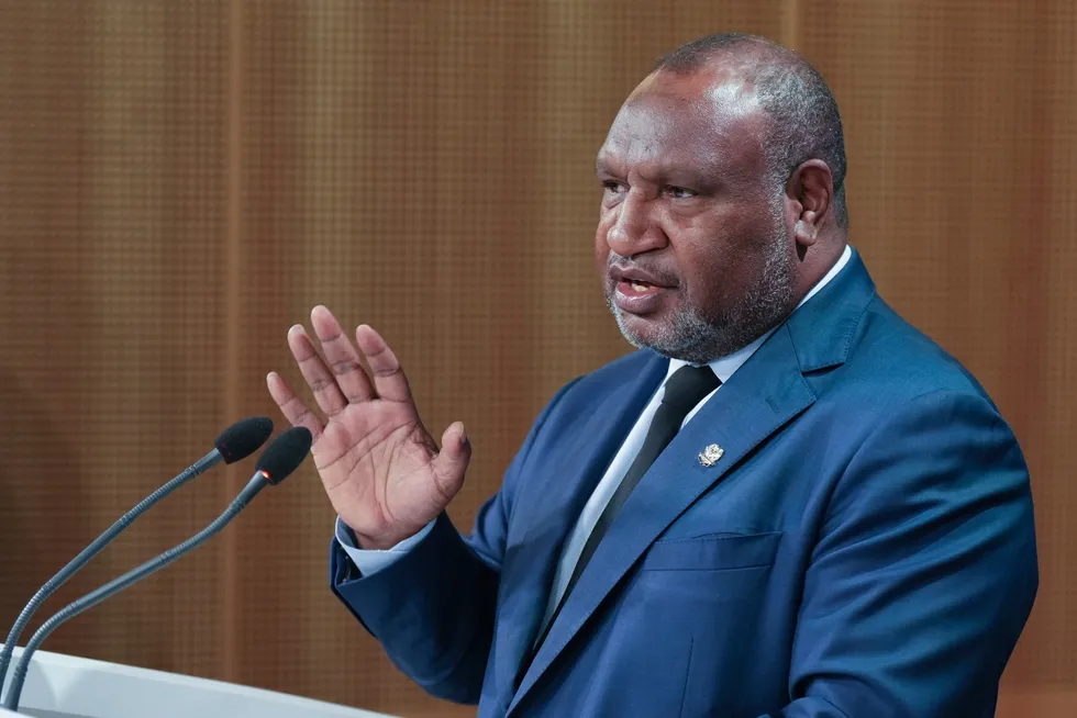 Papua New Guinea Prime Minister, James Marape.
