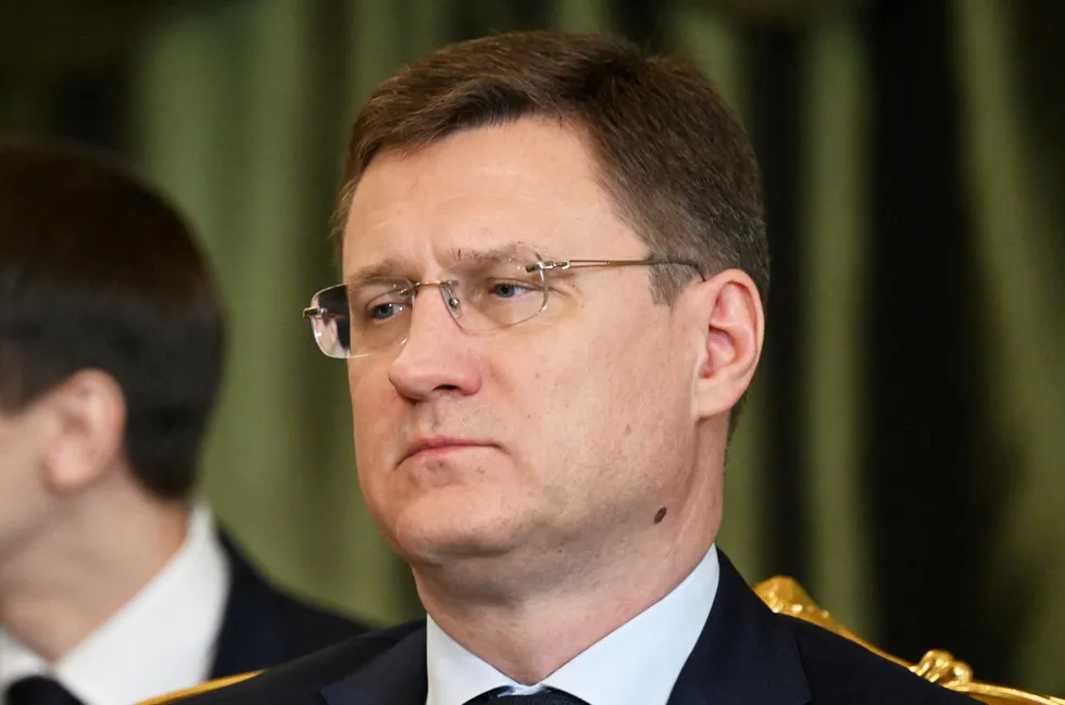 Optimism: Russian Deputy Prime Minister Alexander Novak.