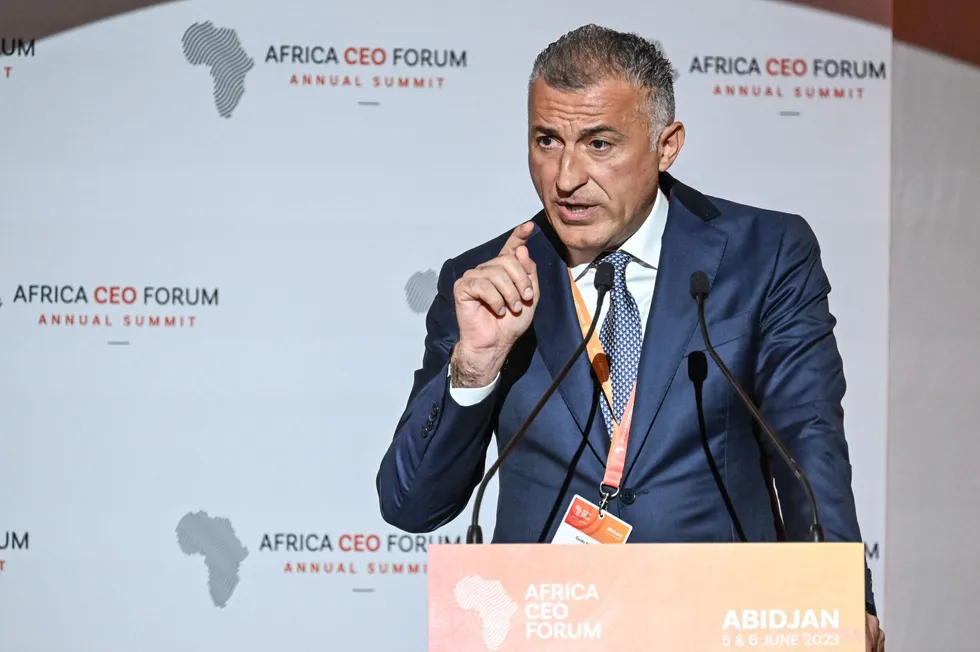 Guido Brusco, Eni'S chief operating officer for natural resources.