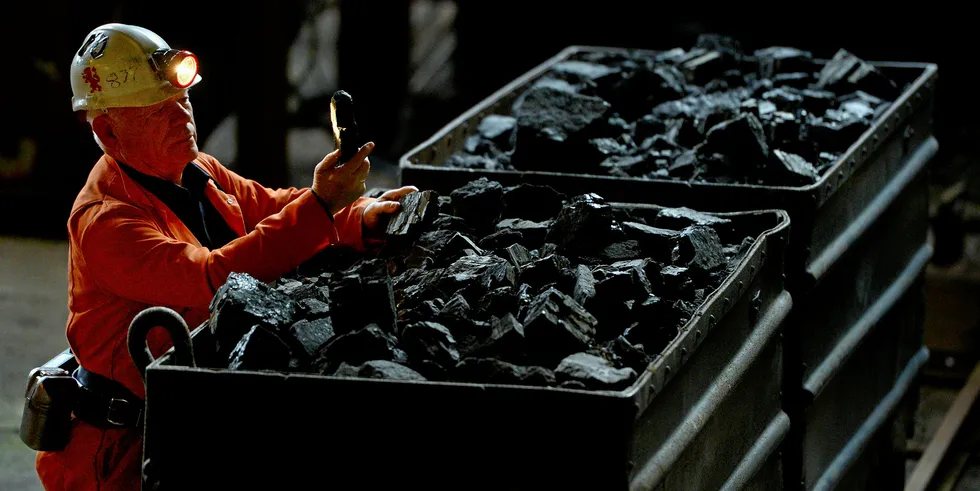 Former miner at the National Mining Museum in Newtongrange, Scotland
