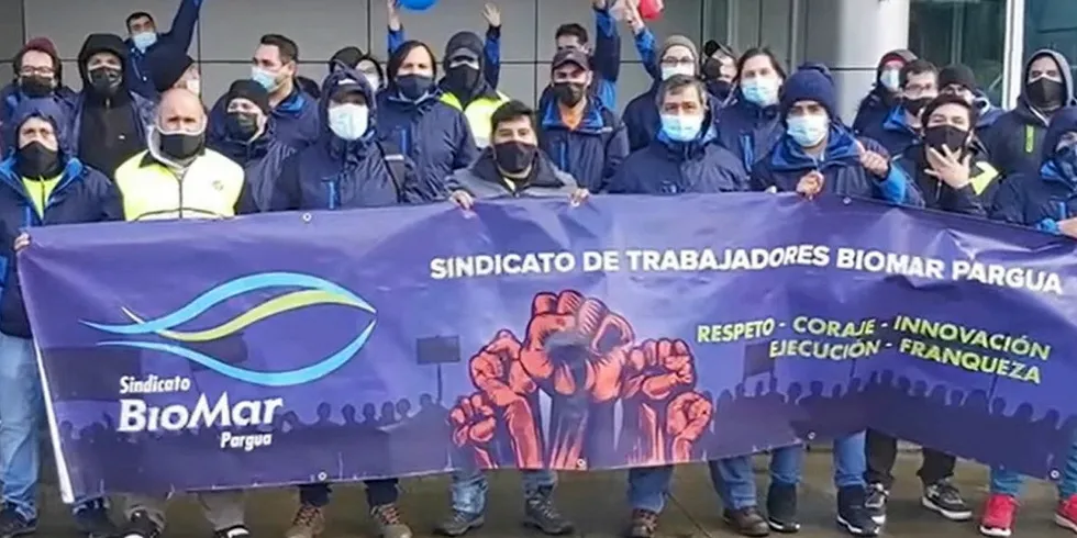 Biomar Chile workers voted to strike over wage and benefits disagreements with the company.
