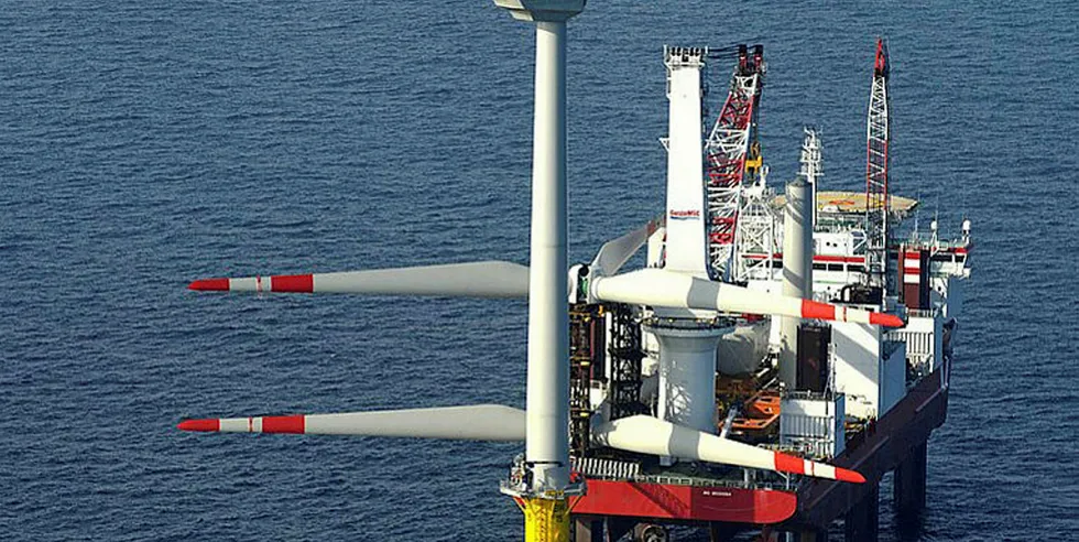 installation at the first phase of Trianel Borkum