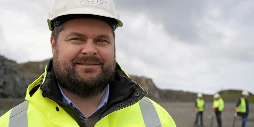 Hakon Andre Berg, CEO of Salmon Evolution.