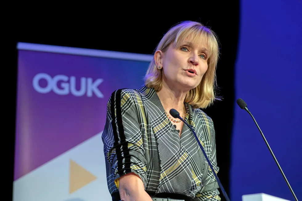Challenging times: OGUK chief executive Deirdre Michie