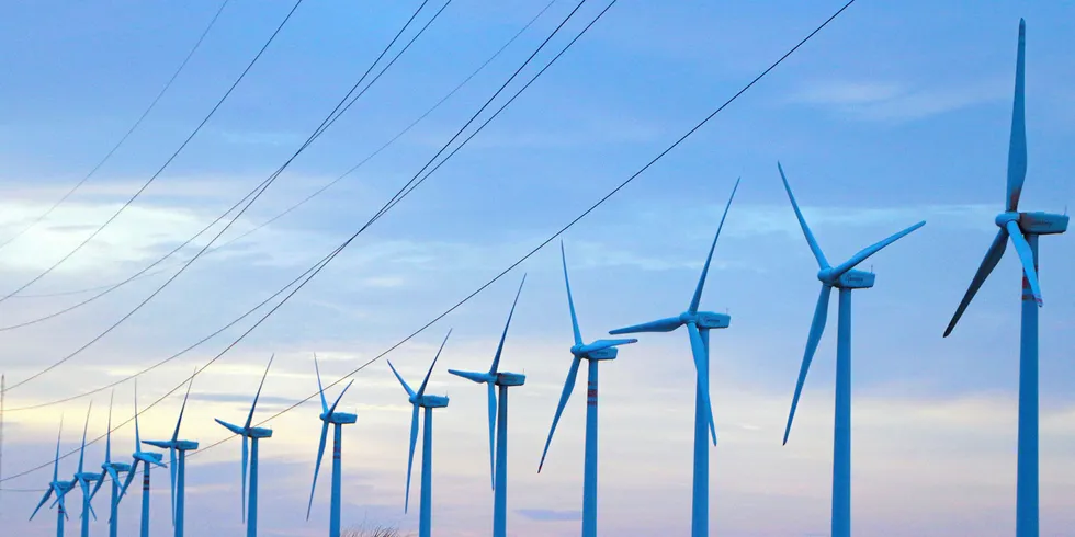 A wind farm in Mexico, where auction prices have hit record lows.