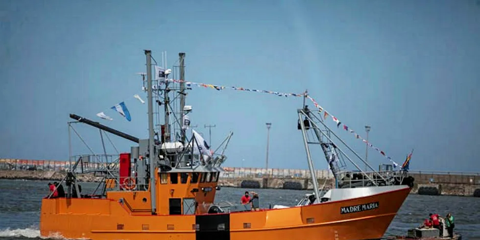 Iberconsa's new vessel, Madre Maria.