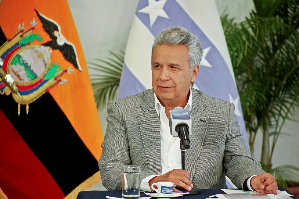 Ecuadorean President Lenin Moreno