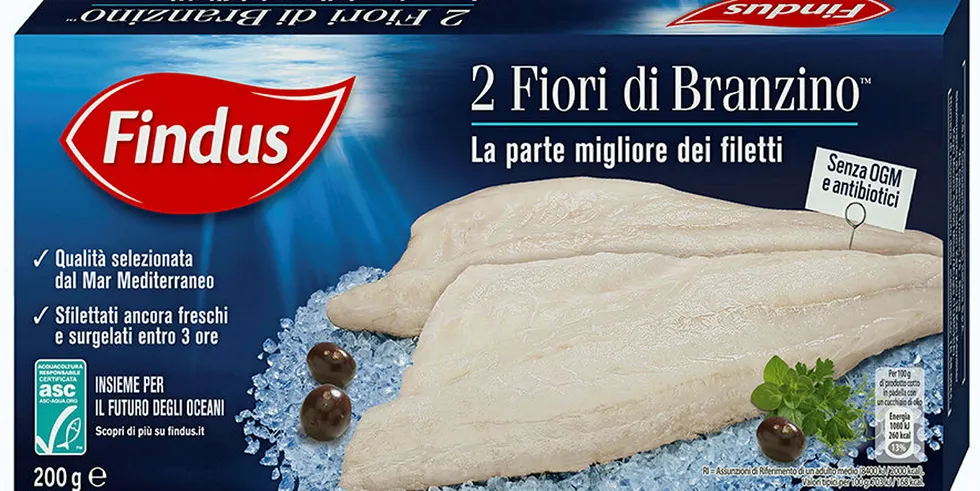 Findus Italy ASC seabream.