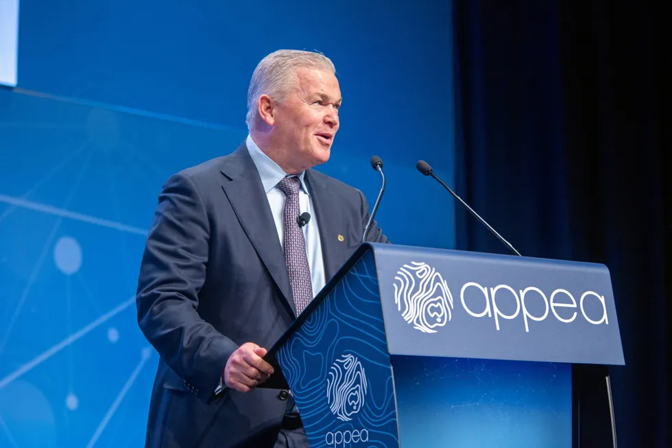Optimised concept: Santos chief executive Kevin Gallagher.