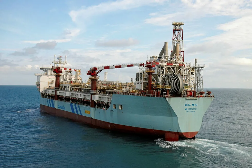 Agreement: Hurricane will use Bluewater's Aoka Mizu FPSO