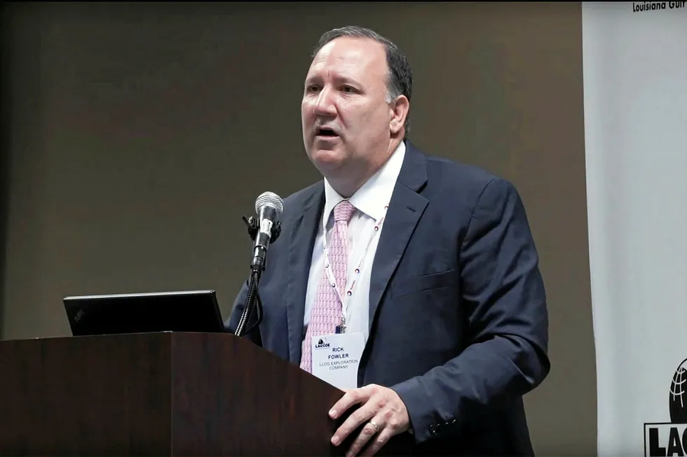 Milestone: Llog Exploration chief operating officer Rick Fowler