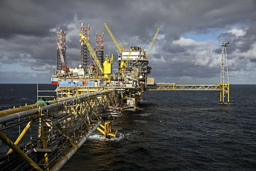 Due for replacement: some of the existing Tyra facilities