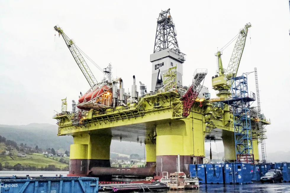 Options: COSL Promoter at Westcon Yard Olen in south-west Norway